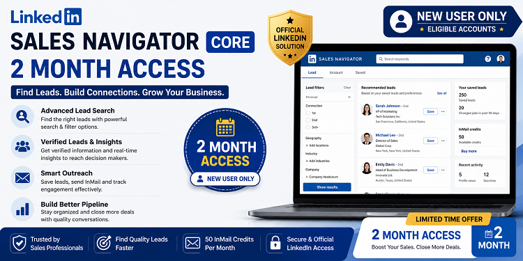 Sales Navigator Core 2 Month (New User)
