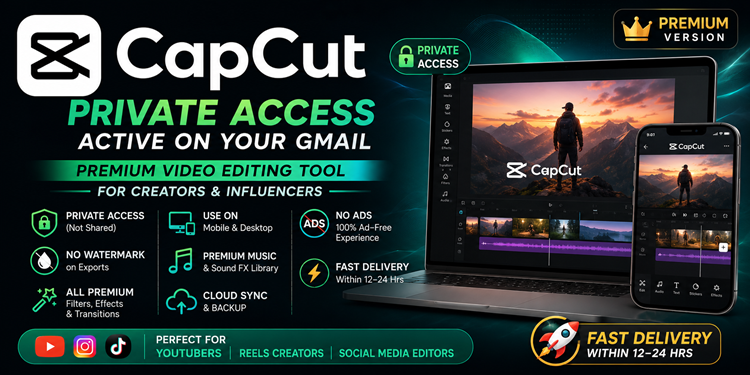 CapCut Private Access on Your Gmail – Premium Video Editing