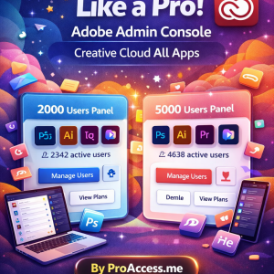Adobe Admin Console Creative Cloud All Apps - 5k User